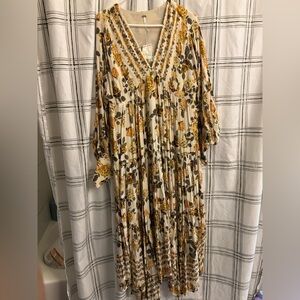 NWT Free People Floral Maxi